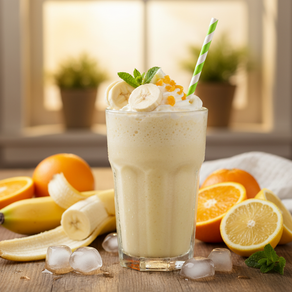 Creamy Banana Citrus Smoothie recipe
