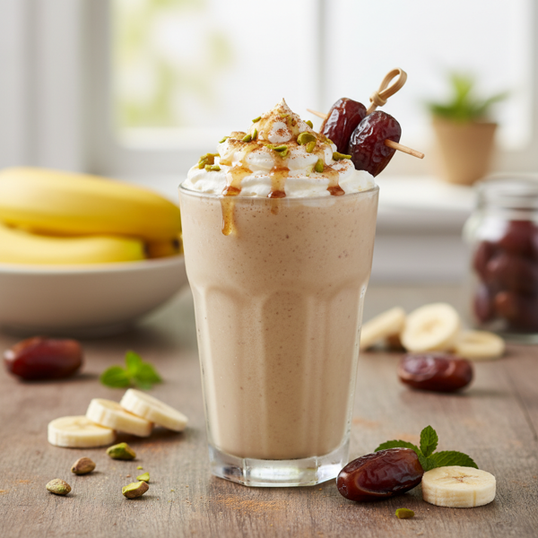 Creamy Banana Date Delight Smoothie recipe