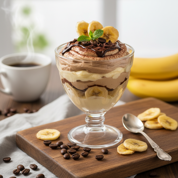 Creamy Banana Mocha Delight recipe