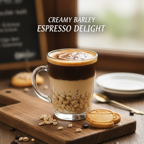 Creamy Barley Espresso Delight recipe