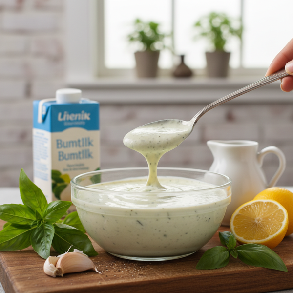 Creamy Basil Buttermilk Dressing recipe