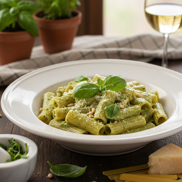 Creamy Basil Pesto Pasta Sauce recipe