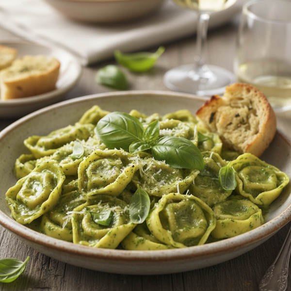 Creamy Basil Tortellini Delight recipe