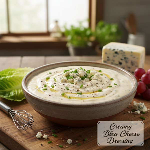 Creamy Bleu Cheese Dressing recipe