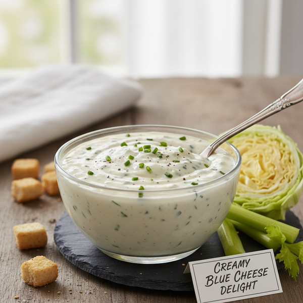 Creamy Blue Cheese Delight Dressing recipe