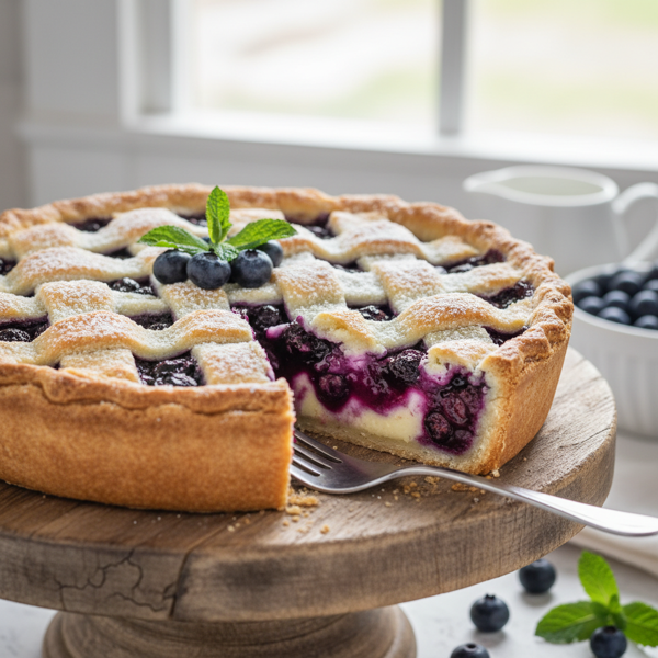 Creamy Blueberry Dream Pie recipe