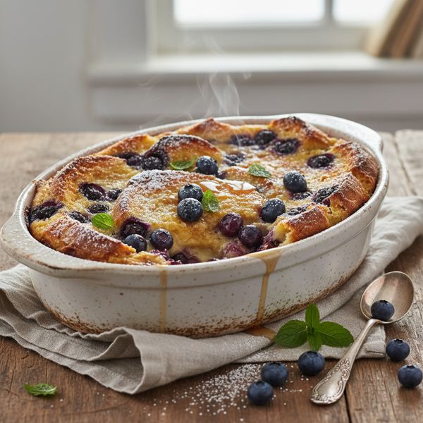 Creamy Blueberry French Toast Bake recipe