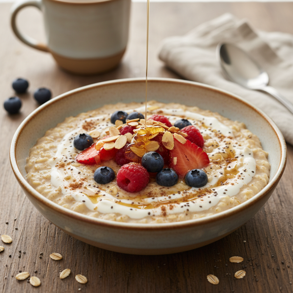 Creamy Breakfast Oat Bowl recipe