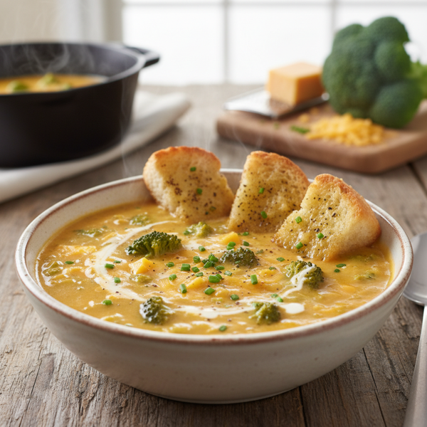 Creamy Broccoli Cheddar Bliss recipe