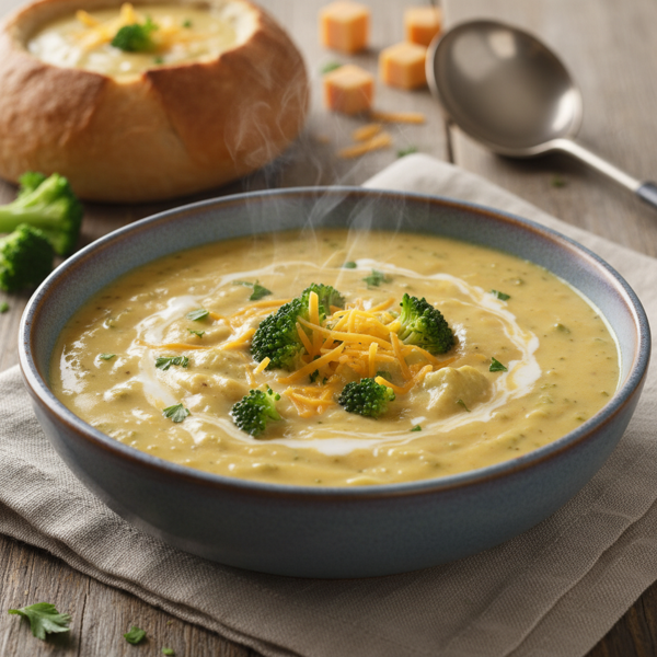 Creamy Broccoli Cheddar Soup recipe