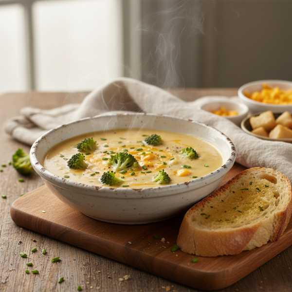 Creamy Broccoli Velveeta Soup recipe