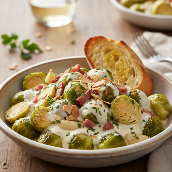 Creamy Brussels Sprouts Delight recipe