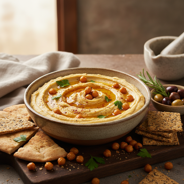 Creamy Butter Bean and Chickpea Hummus recipe