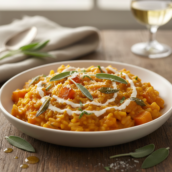 Creamy Butternut Squash and Sage Risotto recipe
