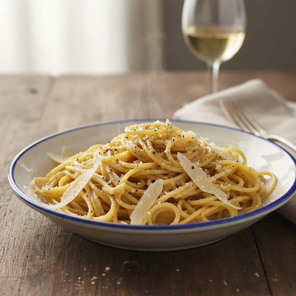 Creamy Cacio e Pepe Pasta recipe