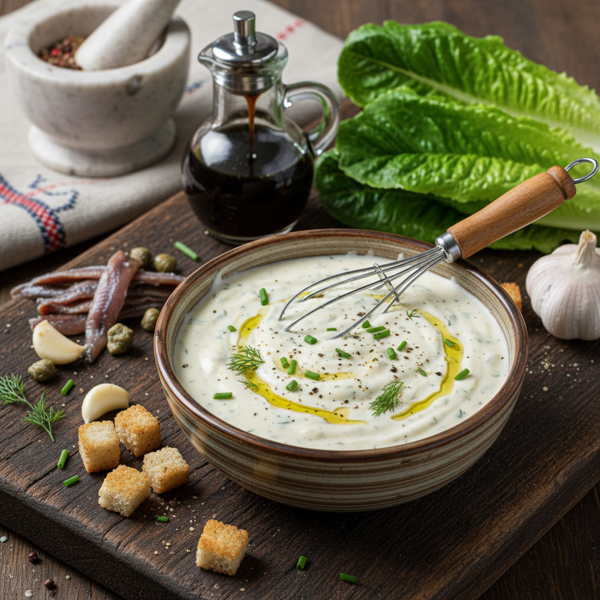 Creamy Caesar Dressing with a Twist recipe