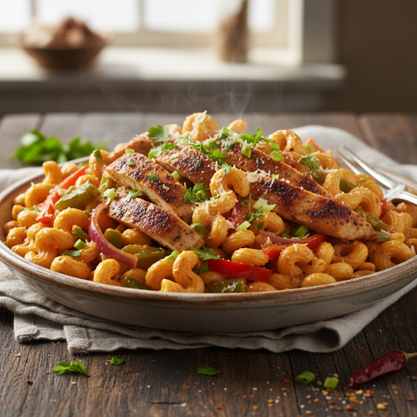 Creamy Cajun Chicken Pasta Delight recipe