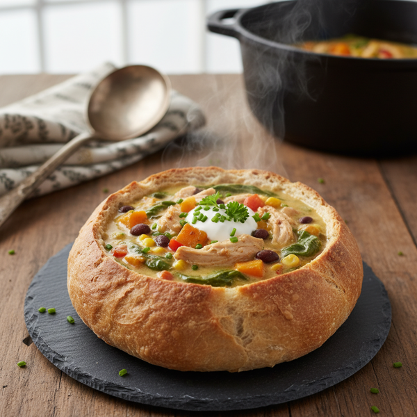 Creamy Calico Chicken Chowder Delight recipe