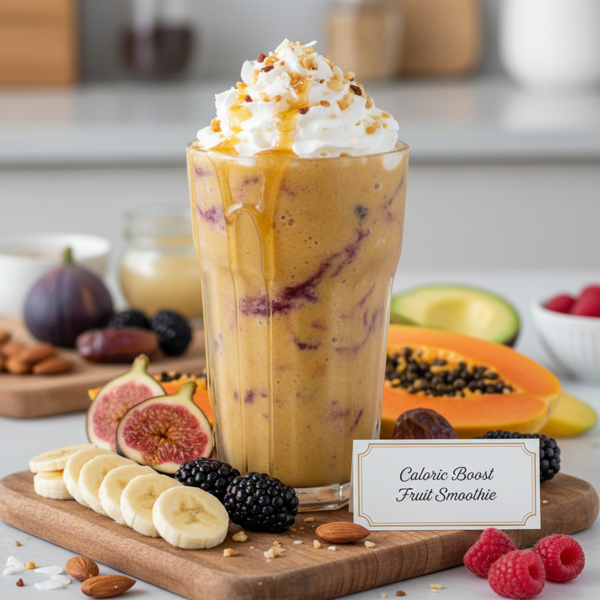 Creamy Caloric Boost Fruit Smoothie recipe