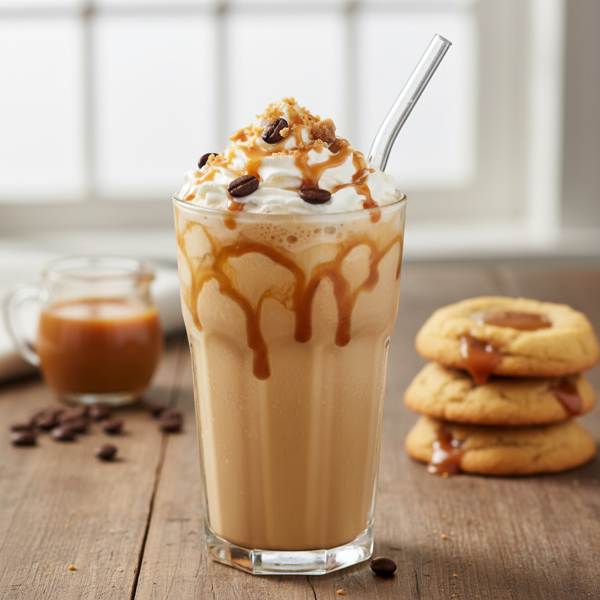 Creamy Caramel Delight Iced Coffee recipe
