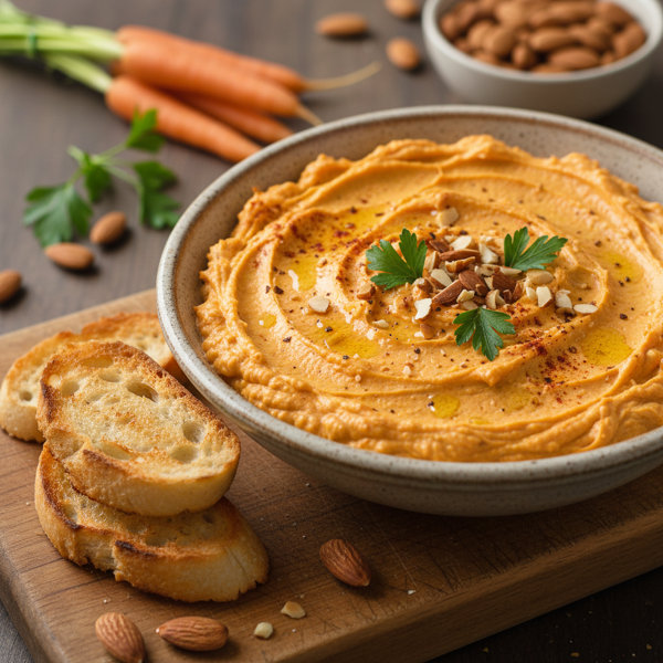 Creamy Carrot-Almond Spread recipe