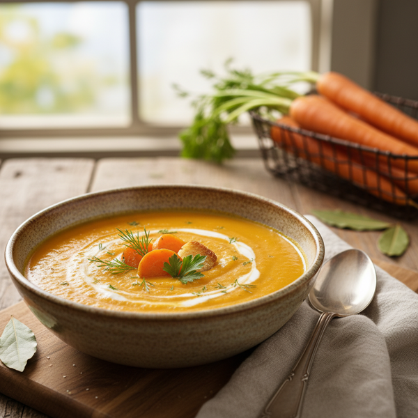 Creamy Carrot Delight (Potage Crécy) recipe