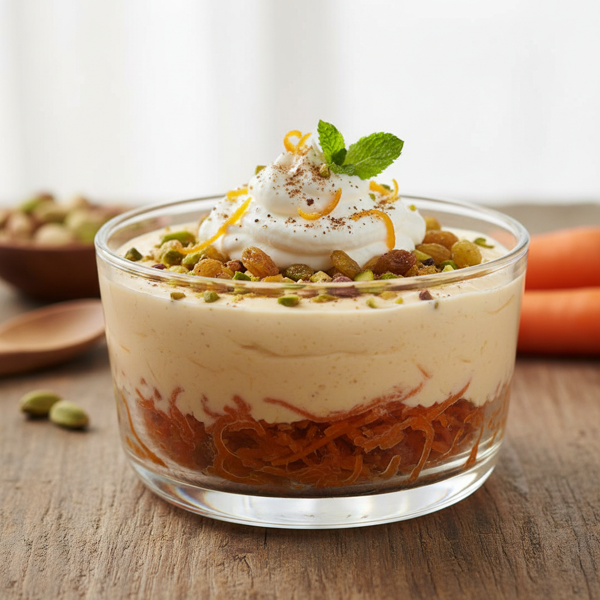 Creamy Carrot Delight Pudding recipe