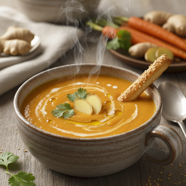 Creamy Carrot Ginger Delight Soup recipe