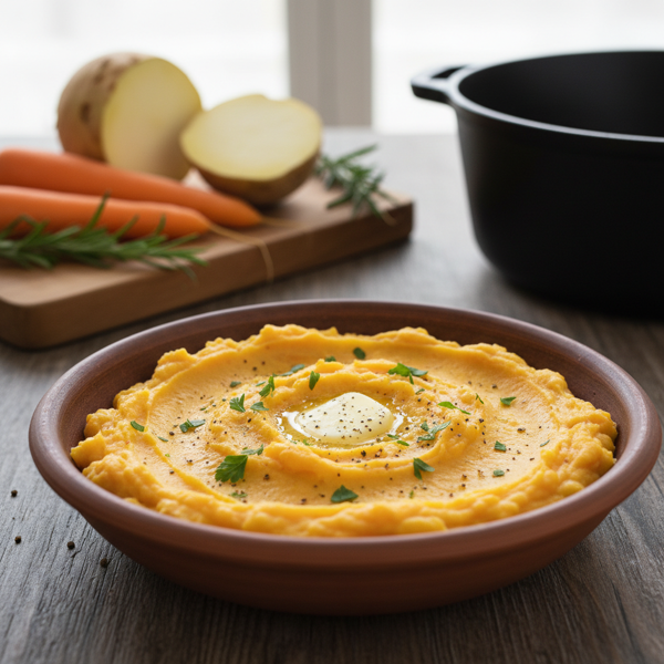 Creamy Carrot & Rutabaga Mash recipe