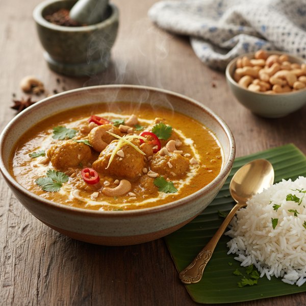 Creamy Cashew Chicken Curry Delight recipe