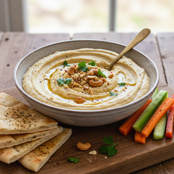 Creamy Cashew Hummus Delight recipe
