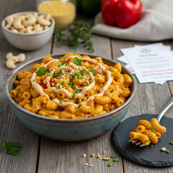 Creamy Cashew Vegan Macaroni Delight recipe