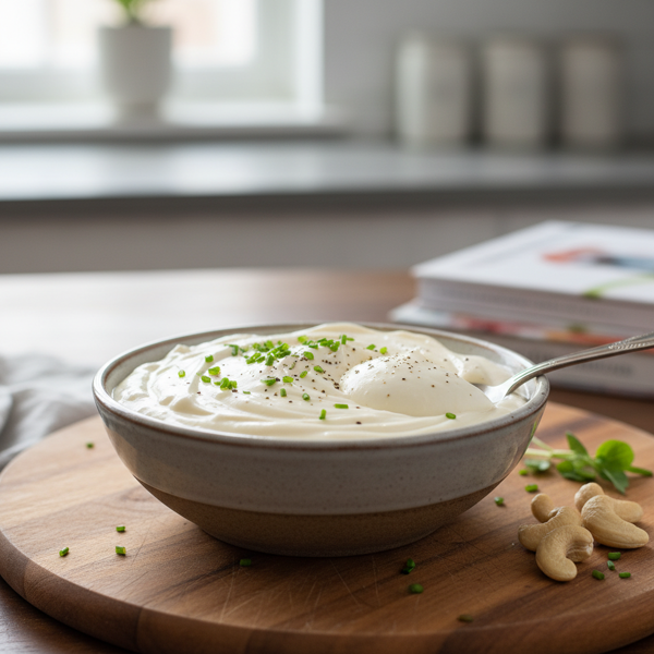 Creamy Cashew Vegan Sour Cream recipe