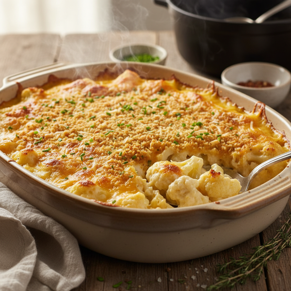 Creamy Cauliflower Cheese Bake recipe