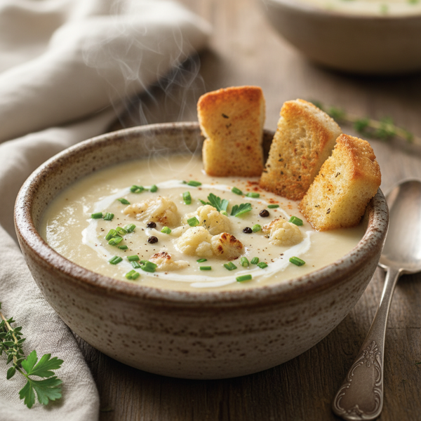 Creamy Cauliflower Comfort Soup recipe