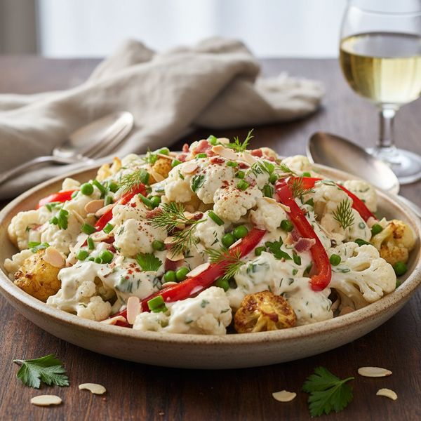 Creamy Cauliflower Salad Delight recipe