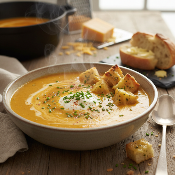 Creamy Cheddar Bliss Soup recipe