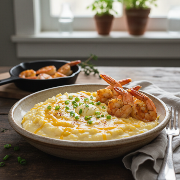 Creamy Cheddar Grits Delight recipe