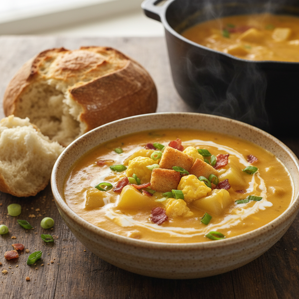 Creamy Cheddar Potato Soup recipe