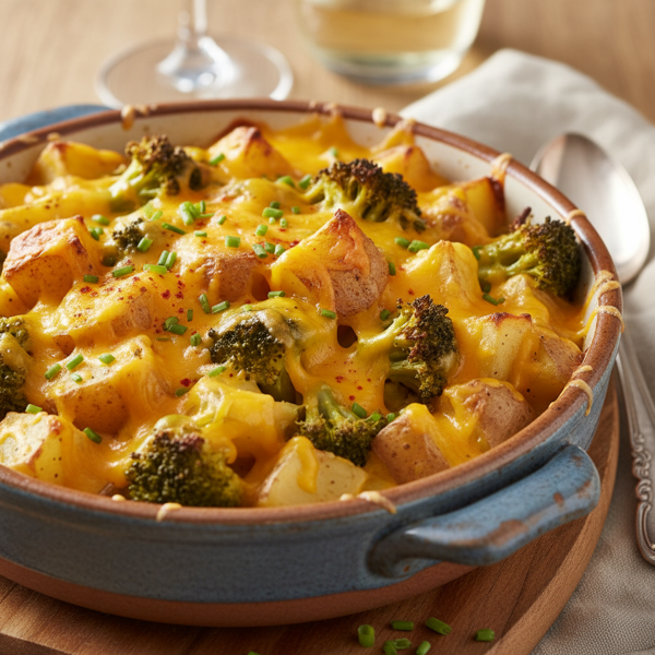 Creamy Cheddar & Broccoli Potato Delight recipe