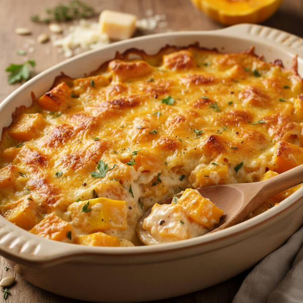 Creamy Cheddar & Squash Casserole recipe