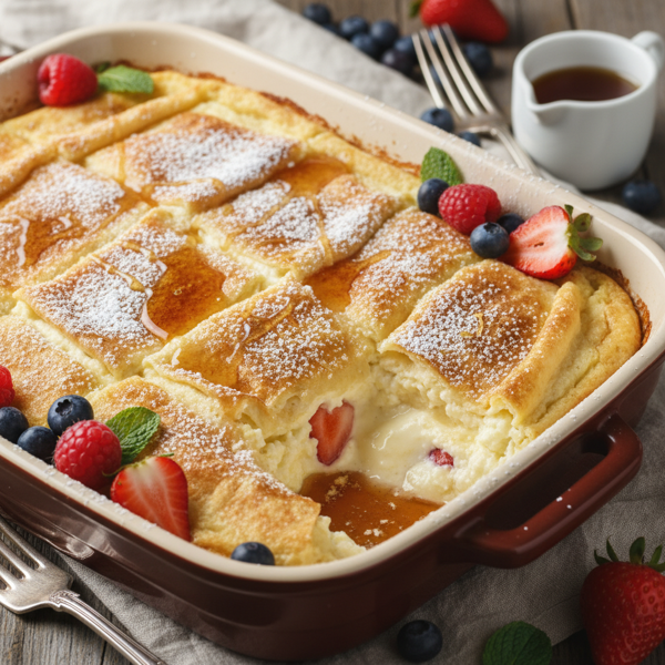 Creamy Cheese Blintz Bake recipe