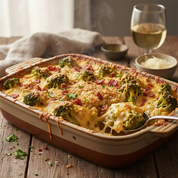Creamy Cheesy Broccoli Bake recipe