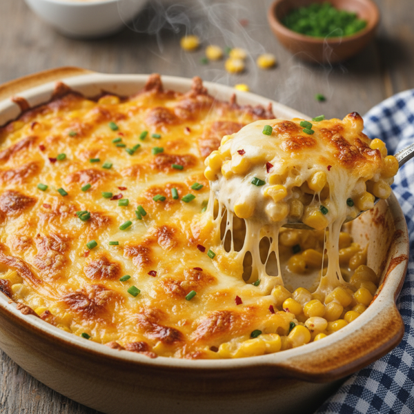 Creamy Cheesy Corn Bake recipe
