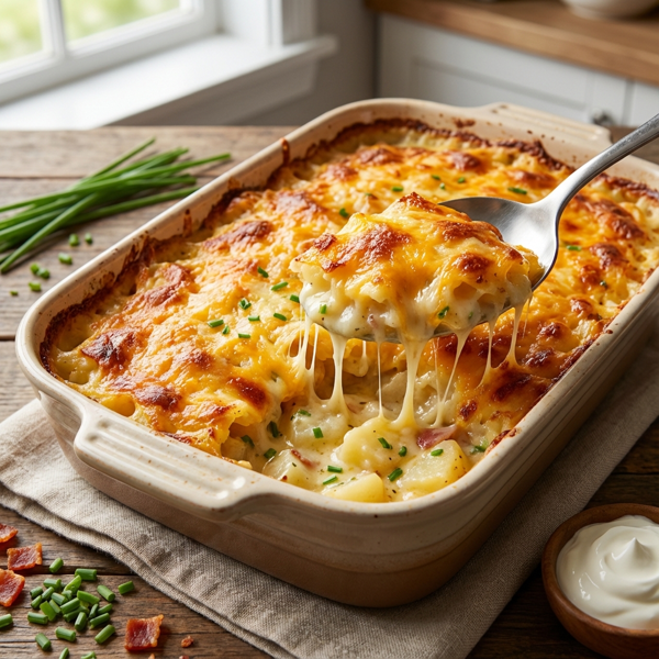 Creamy Cheesy Hash Brown Casserole recipe