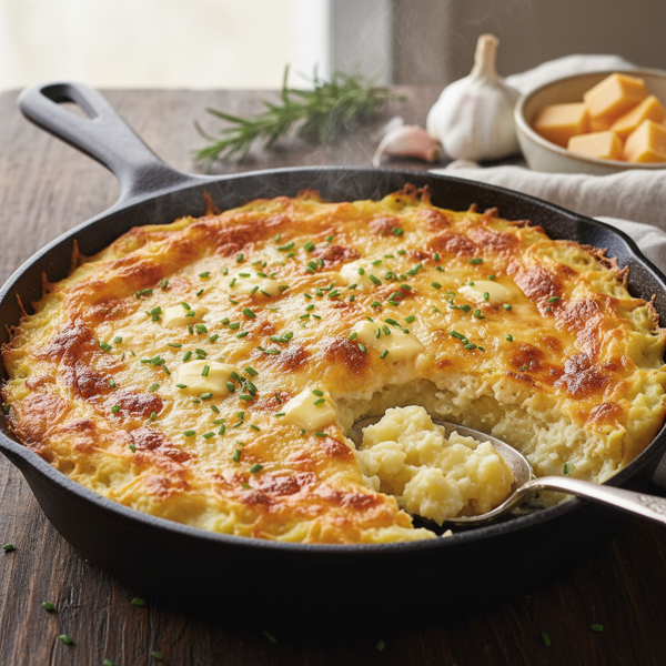 Creamy Cheesy Mashed Potato Bake recipe