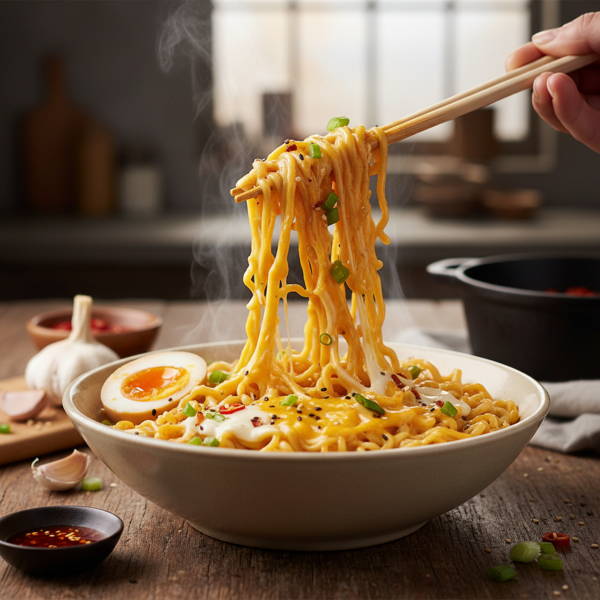 Creamy Cheesy Ramen Delight recipe