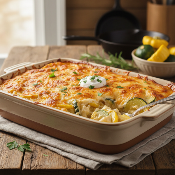 Creamy Cheesy Squash Casserole recipe