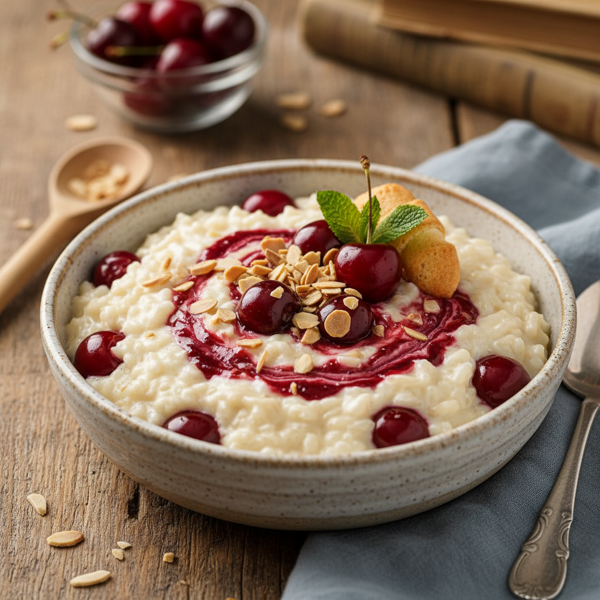Creamy Cherry Almond Rice Delight recipe