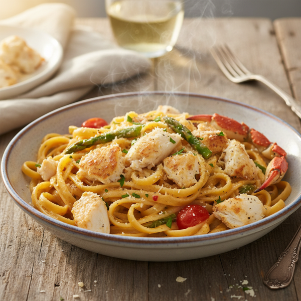 Creamy Chesapeake Bay Crab Linguine recipe